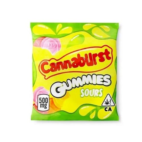 Cannaburst THC Gummies Sour 500mg THC