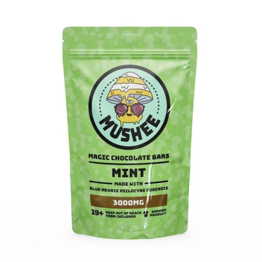 Magic Mushroom Mint Chocolate Bar- 3000MG – Mushee | Cosmic Haus