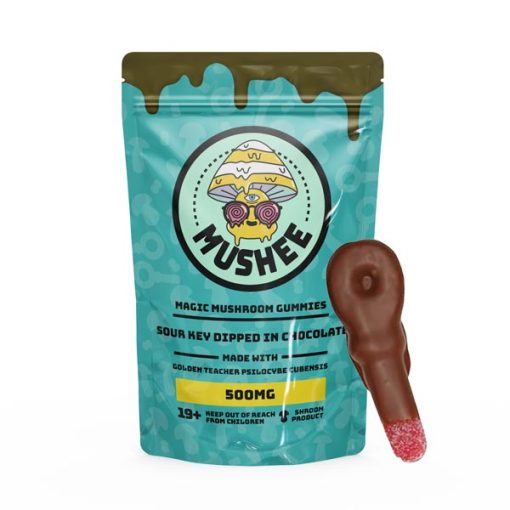 Magic Mushroom Sour Key Chocolate Dipped- 500MG – Mushee | Cosmic Haus