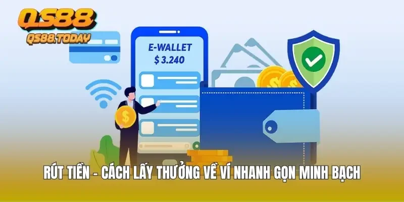 Rút Tiền - Cách Lấy Thưởng Về Ví Nhanh Gọn Minh Bạch
